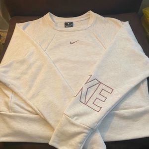 Nike cropped Pullover beige size Small